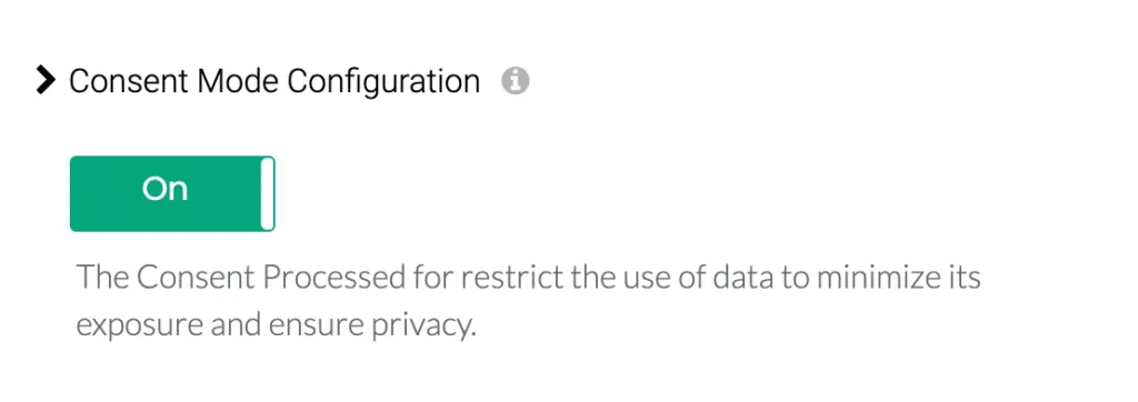 CustomerLabs + Google Adwords Integration 28 This image shows the consent mode configuration
