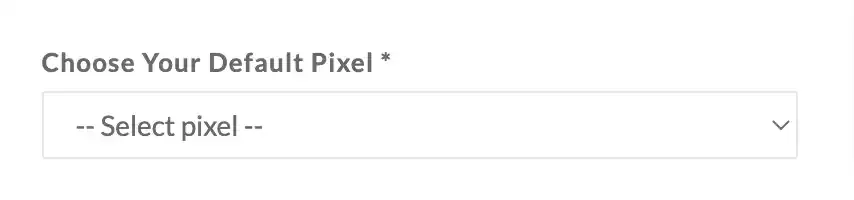 Select Default Pixel