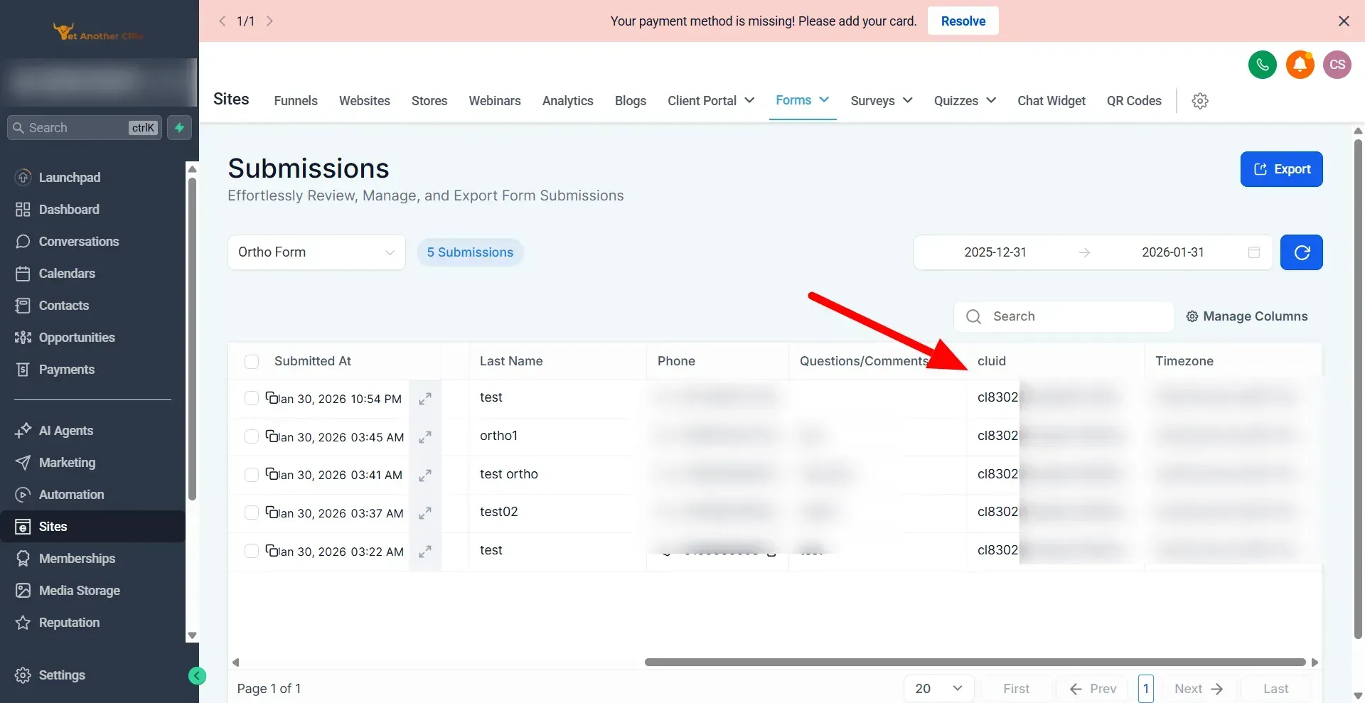 GCLID workflow error stops firing
