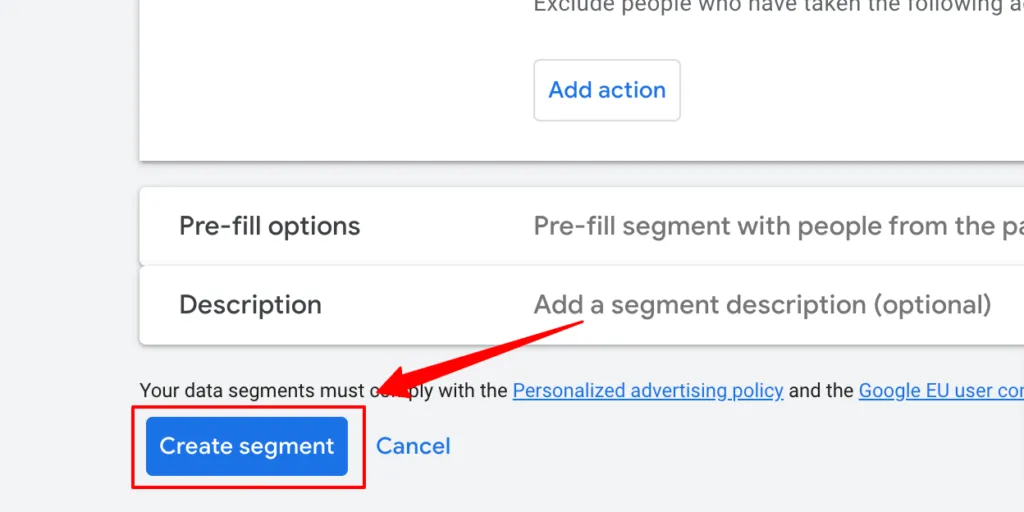 CustomerLabs + Google Adwords Integration 43 This image explains the creat segment.