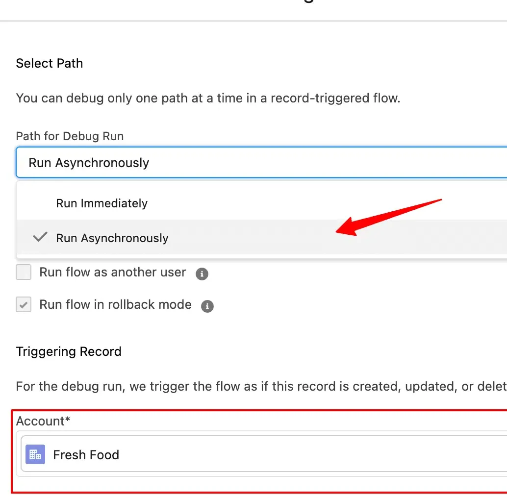 Flow configuration for related objects
