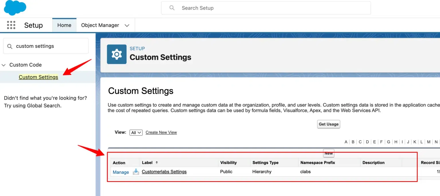 CustomerLabs package installation in Salesforce
