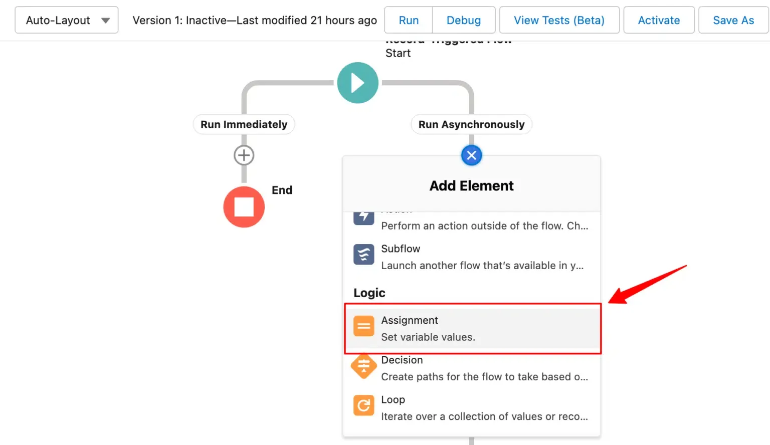 Flow configuration for related objects