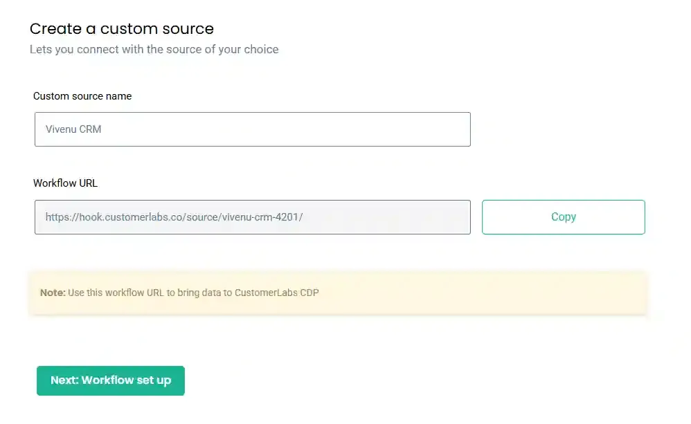 Creating a custom source for Vivenu CRM