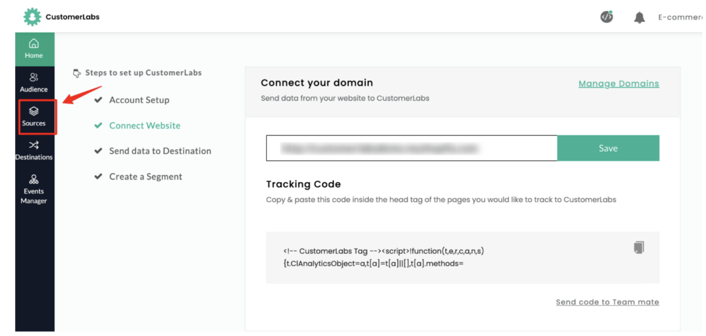 CustomerLabs dashboard screenshot