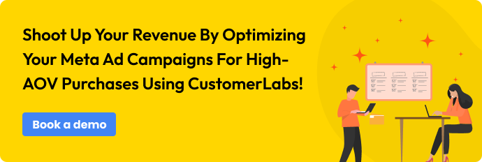 CTA- Shoot up your revenue by optimizing your Meta ad campaigns for high-AOV purchases using CustomerLabs! <Book a demo>