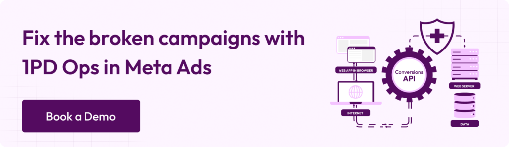 Fix the broken campaigns with 1PD Ops in Meta ads